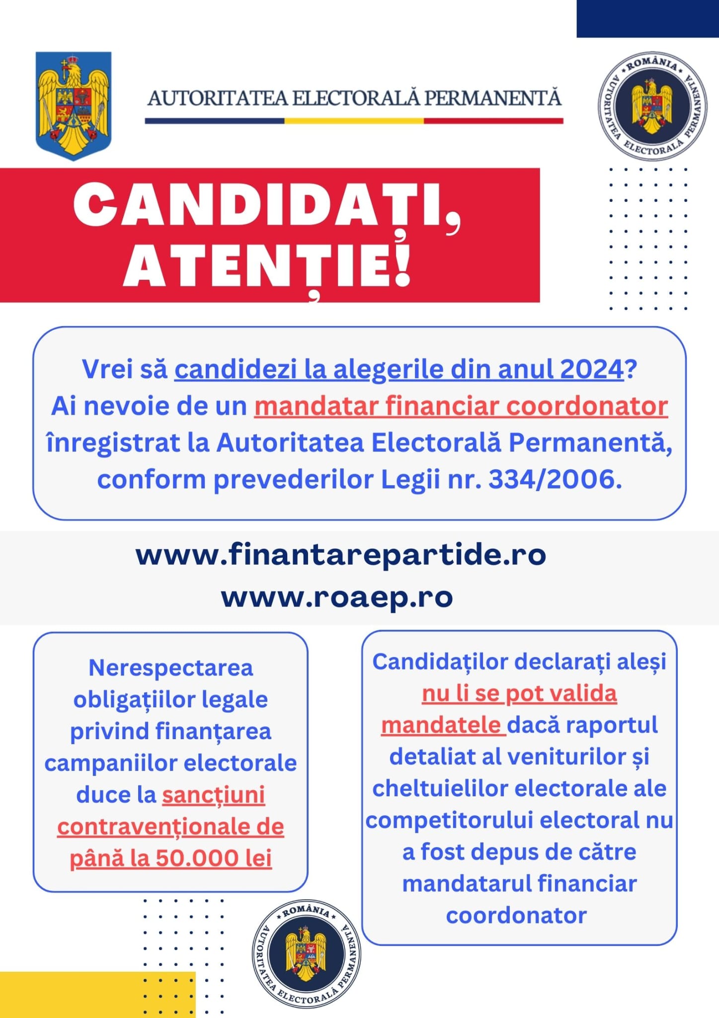 Publicitate Alegeri 2024